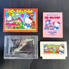 Hello Kitty World Nintendo Famicom Ascii Sanrio 1992 Japanese Version CTS-HW