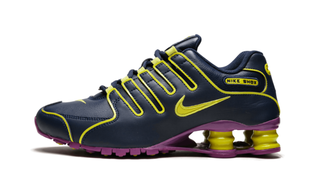 nike shox navy