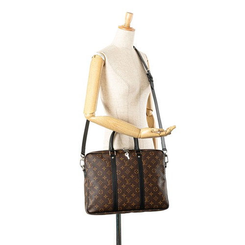 LOUIS VUITTON Monogram PDV PM Shoulder Bag Business Bag 2WAY M52005 【Used】 - Picture 12 of 12