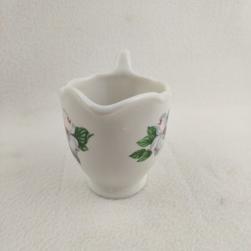 Syracuse China Dogwood Creamer 3.5" Scalloped Norfolk & Western RR Roanoke Hotel - Picture 3 of 8