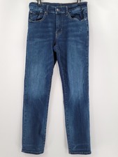 Aeropostale Straight Jeans Mens Adult Size 29x30 Blue Denim Cotton Zipper Dark