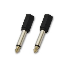 1/4 Male to 1/8 Mono Female Adapter - Connect Audio Devices with Different Ports