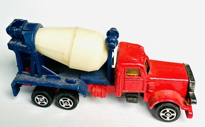 Vintage 1970s Speedrive Diecast Super Wheels Cement Mixer Hong Kong Concrete Toy