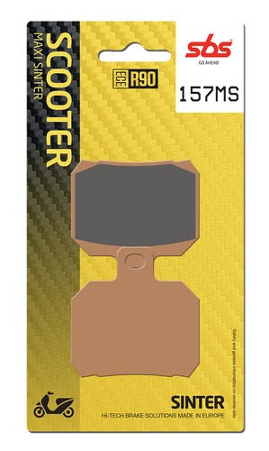Piaggio Vespa Bv 500 2006-2008 SBS Sintered Rear Brake Pad 157MS