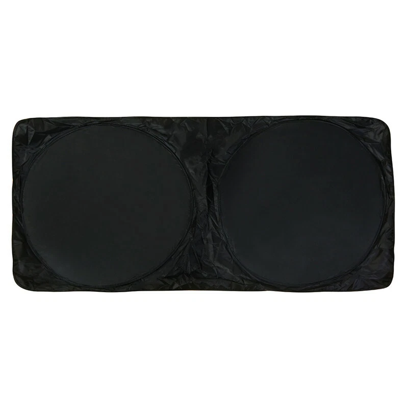 Protector de parasol reflectante plateado plegable para ventana de coche 1 pieza Foto 4 de 4