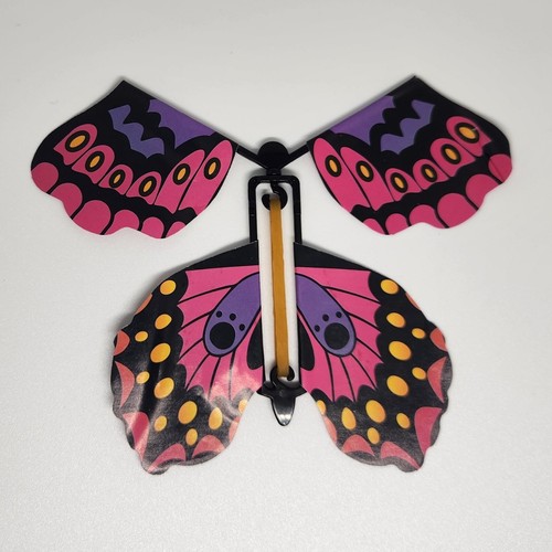 5 Stck. Magic Flying Schmetterling Flattern Flyer Spielzeug für Kinder Farbe zufällige Stücke Neu - Bild 2 von 6
