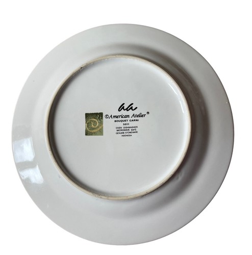 American Atelier Bouquet Garni 8” Salad Dessert Plates Dishes Set of 4 Plates - Picture 6 of 7