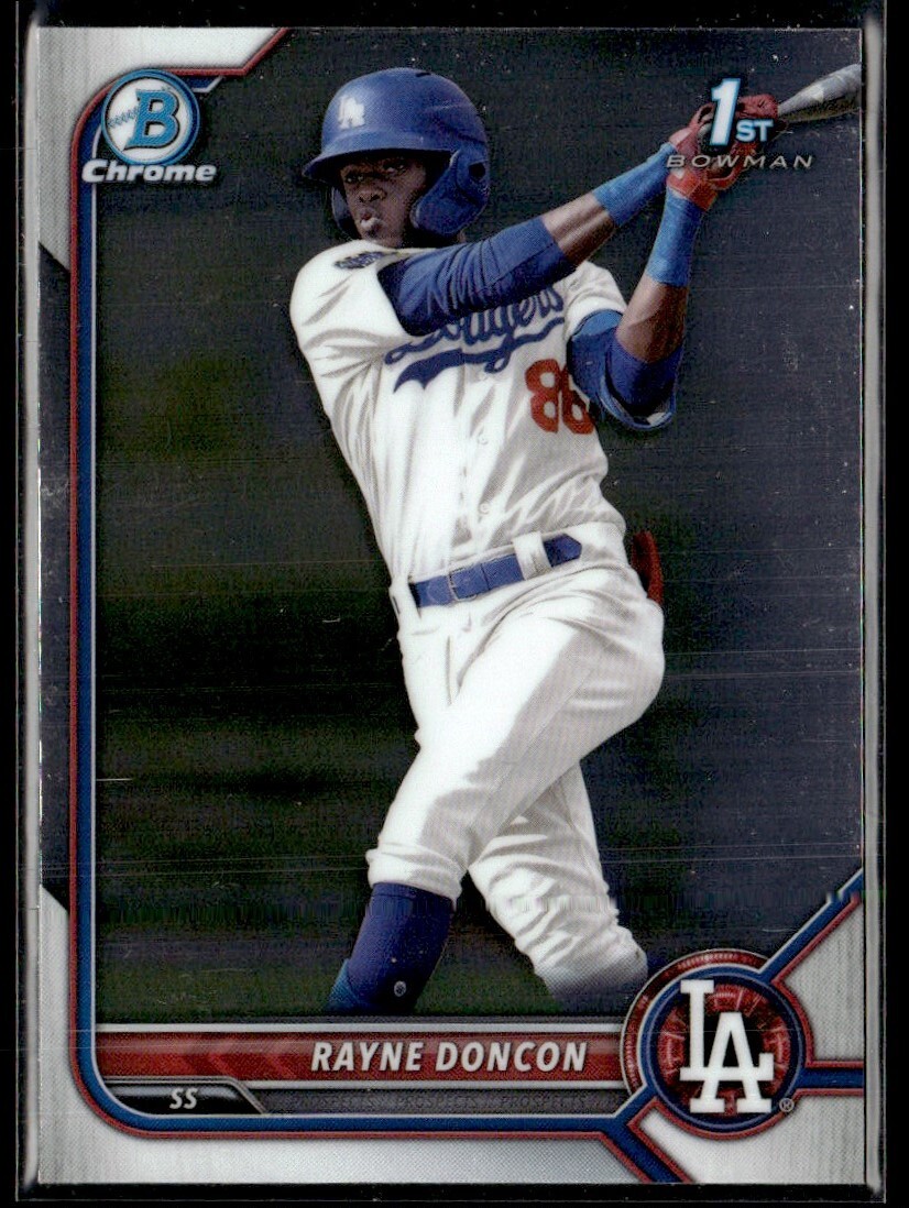 2022 Bowman Chrome Prospects Rayne Doncon Los Angeles Dodgers #BCP-202