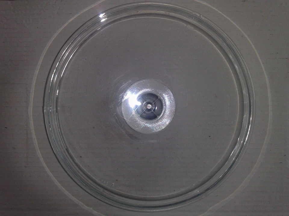 Pyrex Glas Topf-/ Pfannendeckel rund, weißer Kunststoffgriff 24cm. - Bild 3 von 3