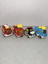 v tech smart wheels go go fire truck police car helicopter