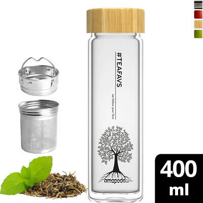 amapodo Teeflasche mit Sieb to go