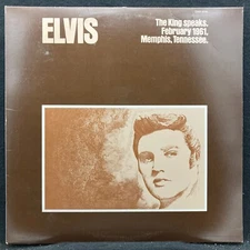 The King Speaks by Elvis Presley (Great Northwest Music Company GNW 4006) LP VG+