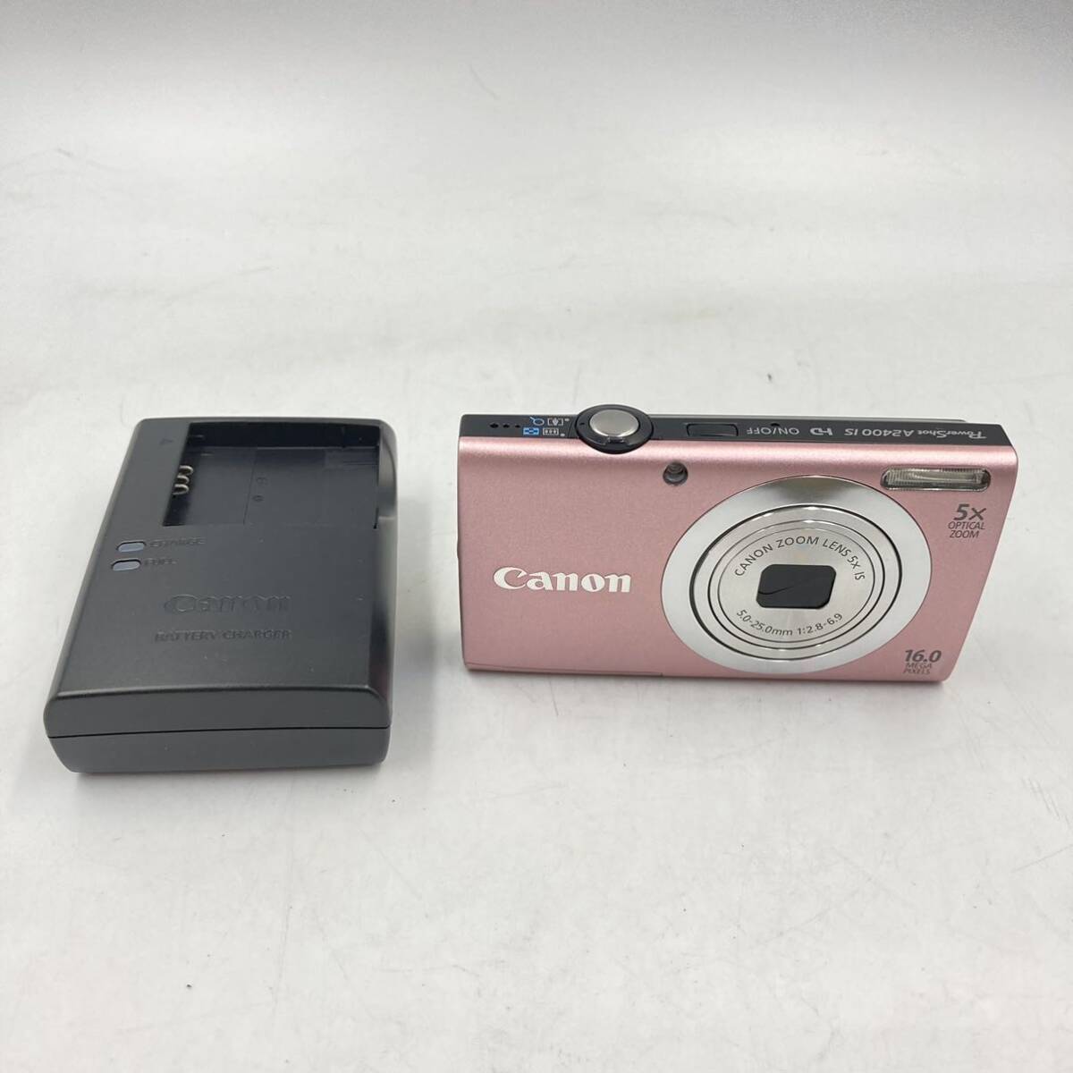Canon PowerShot A2400 IS A2400IS pink Digital Camera Working Canon PowerShot A2400 IS A2400IS pink Digital Camera Working