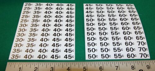 Automatic Products AP snack vending machine price labels with $.25 to $2.50 - Picture 3 of 5