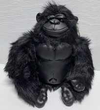 Gorilla Plush First  Main Menagerie Zuma Black Ape Stuffed Animal Toy