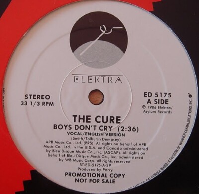 THE CURE BOYS DON'T CRY レコード The Cure – Boys Don't Cry – Vinyl (LP, Album), 1980