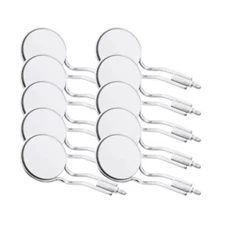 5x Dental Double Sided Mouth Mirror with Scale Handle Front Surface No. 5 Simple