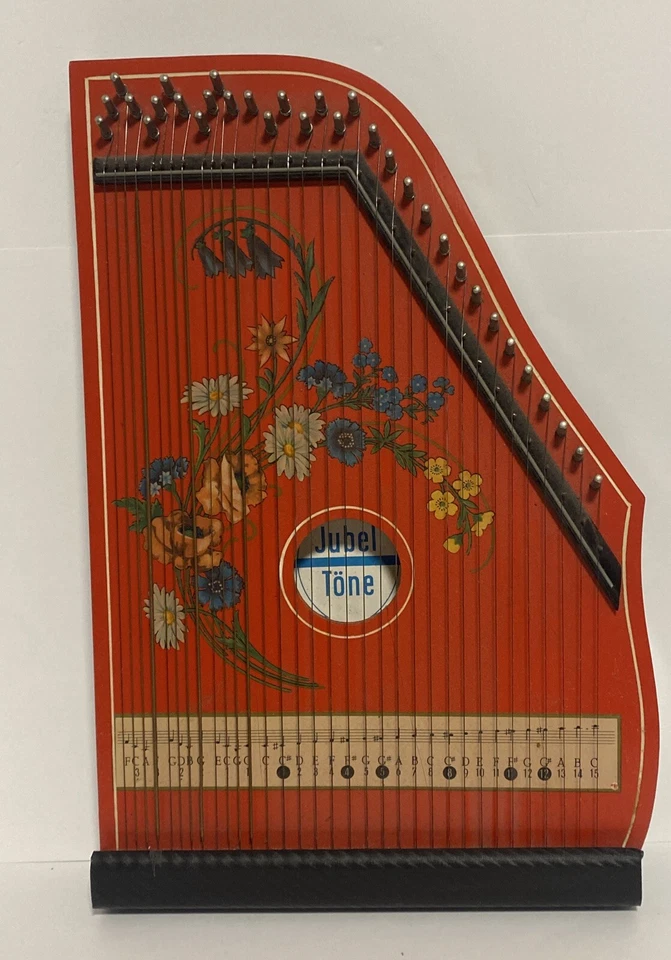 Jubeltone Child’s Zither Lap Harp - vintage/Read - Image 2 of 4