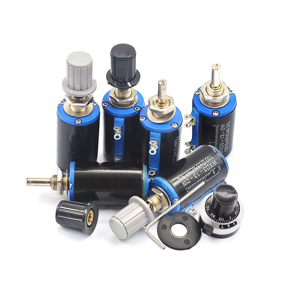 WXD3-13-2W 10 Turn Potentiometer Wirewound Variable Precision Multi-Turn POT - Image 2 of 4