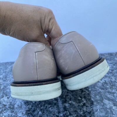 GUCCI Calfskin Cirano Lux Mens Lace-up Oxfords Size 9 Chalk GUCCI Calfskin Cirano Lux Mens Lace-up Oxfords Size 9 Chalk  main image 4