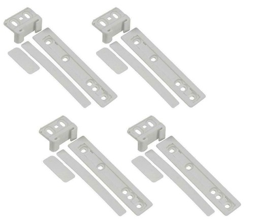AEG Fridge Fixing Slide Door Plastic Mounting Bracket Fixing Kit A61C x 4 - Picture 3 of 24