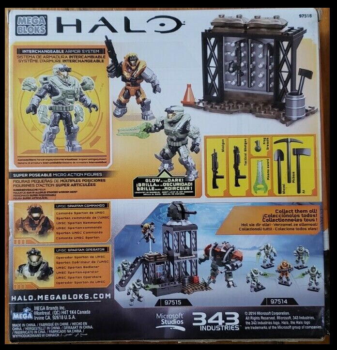 Halo Mega Bloks Containment Armory 97516 Brand New Target