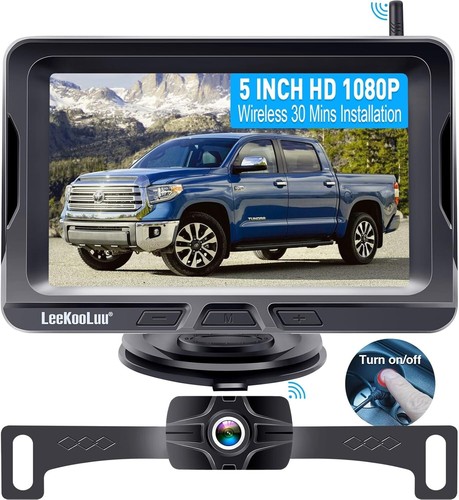 Advanced Wireless Backup Camera with 5-Inch LCD Monitor - Enhance Vehicle Safety - Picture 3 of 9