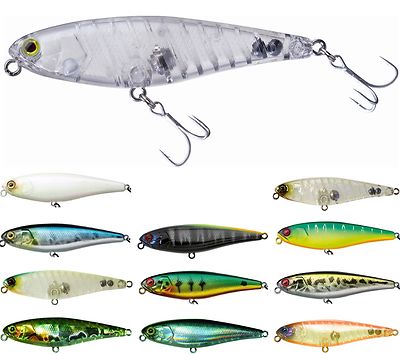 Illex Water Moccasin 75 Jackall Bros. Lake Police Wobbler Stickbait Topwater