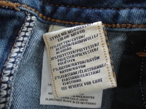 MISS ME Denim Women's Embellished Stretchable Mid Rise Skinny Blue Jeans 28 - Picture 10 of 10