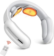 Intelligent Portable Neck Massager Heat Pulse Vibration Pain Relief Machine NEW