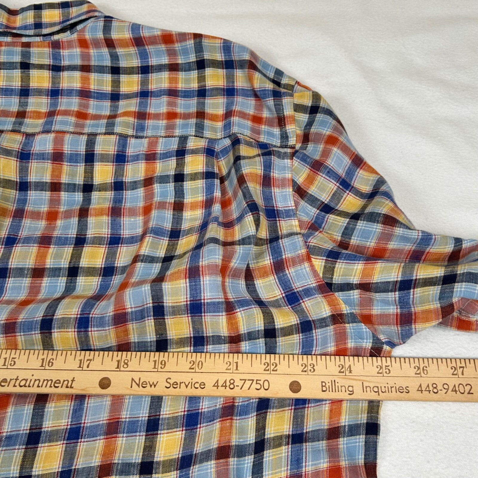 Robert Talbott Men's Multicolored Checkered 100% … - image 8