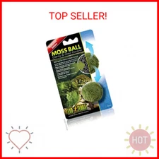 Exo Terra Moss Ball, Water Clarity and Odor Control for Aqua-Terrariums, PT2478,