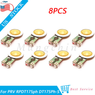 8pcs Replacement Diaphragm for PRV Audio RPDT175Ph for DT175PH-S DT175 Driver