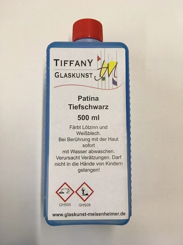 Tiffany Patina Tiefschwarz 500 ml