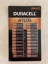 Duracell AA Batteries CopperTop Alkaline PowerBoost Batteries All-Purpose 40 ct