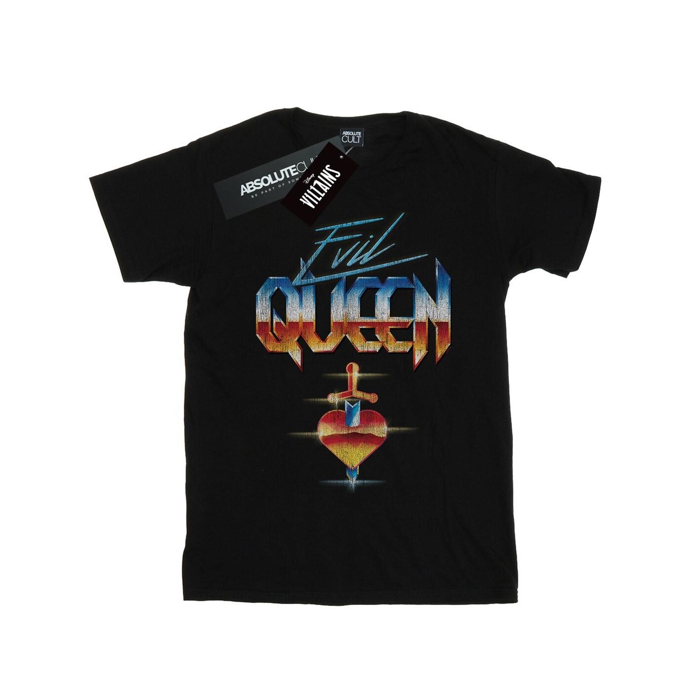Disney - Camiseta Evil Queen Heart de Algodón para Mujer