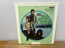 Walt Disney The Bear and I RCA SelectaVision CED VideoDisc