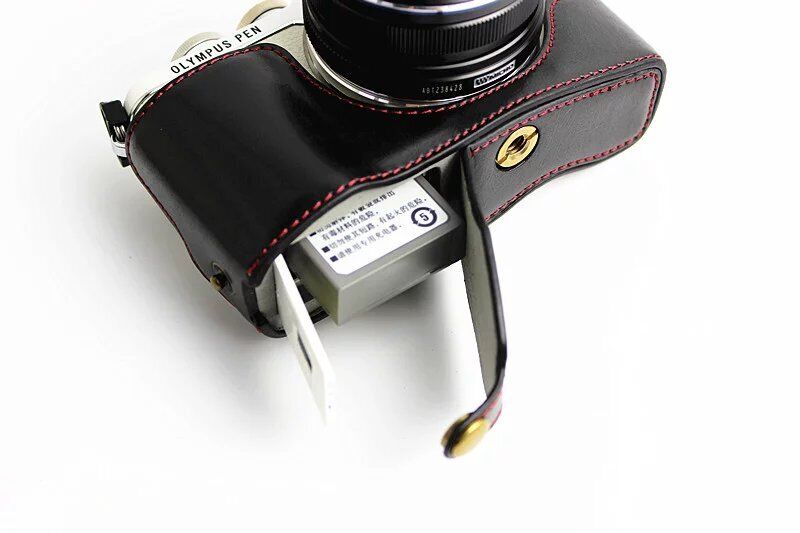 Leather Half Camera Case Grip for OLYMPUS E-PL7 EPL7 E-PL8 E Leather Half Camera Case Grip for OLYMPUS E-PL7 EPL7 E-PL8 E