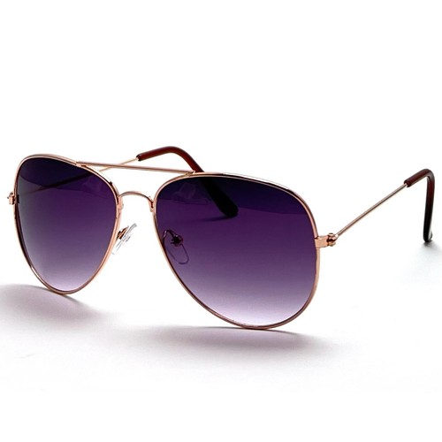 Classic Womens Mens Sunglasses UV400 Protect Double Bridge Aviators Pilot Police - Picture 31 of 76