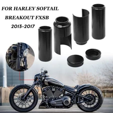 6PCS Fork Cover Fork Tubes Caps Kit For Harley Softail FXSB Breakout 2013-2017