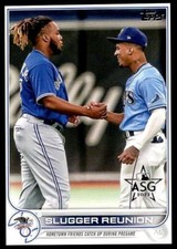 2022 ALL STARS SLUGGER REUNION TAMPA BAY RAYS/TORONTO BLUE JAYS #329 GOLD ASG