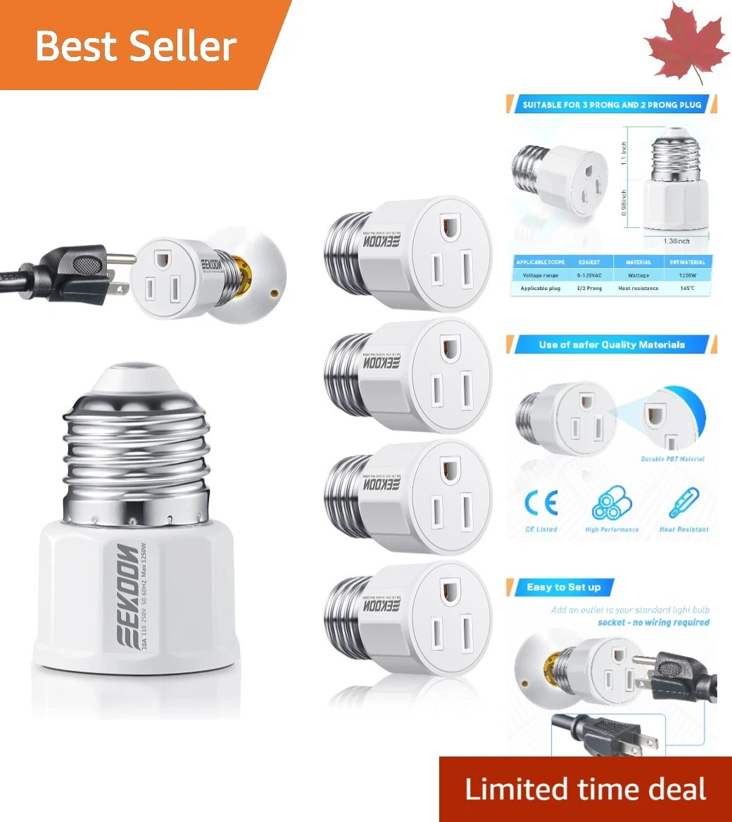 Light bulb socket adapter online