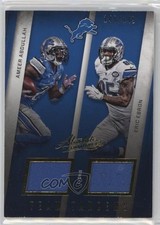 2016 Panini Absolute Team Tandems Materials /149 Ameer Abdullah Eric Ebron v9t