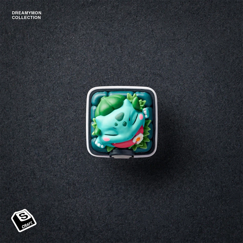S-craft Pokemon BULBASAUR, VENUSAUR, And Dreamy BULBASAUR Artist Keycap - Image 3 of 4