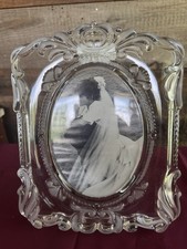 Mikasa Lead Crystal Princess Photo Frame 11 by 8.75 for Oval Picture 5 by 7