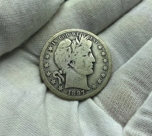 1897 S Barber Silver Half Dollar 50C P304