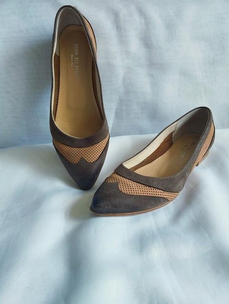 Women Passo Avanti Heels Brown Suede 38