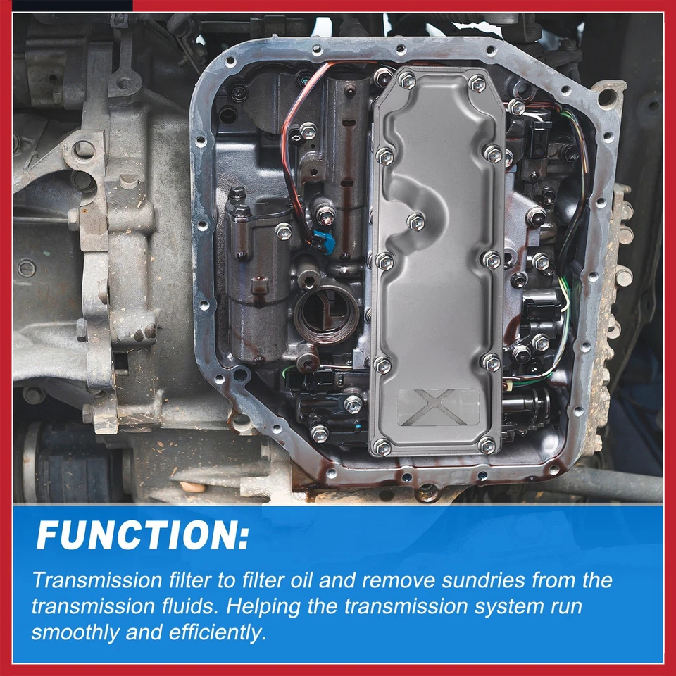 Filtro de fluido de transmisión A340F cárter de aceite apto para Mitsubishi Montero Foto 4 de 4