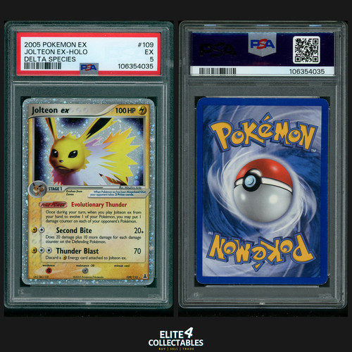 Jolteon ex graded PSA 5 for sale on eBay