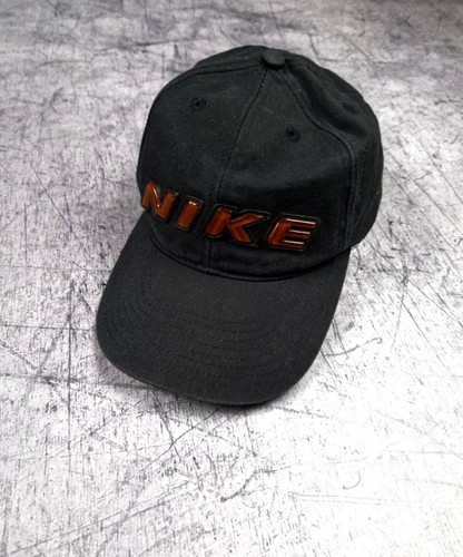 Nike Vintage 90s Cap Y2K Drill Big Logo Swoosh Men’s Streetwear Hat - Picture 1 of 5